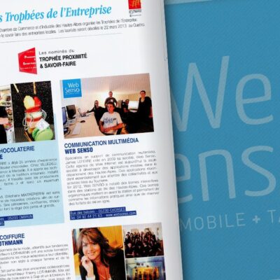WebSenso trophées de l’entreprise !