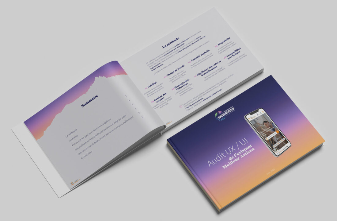 Mockup audit UX WebSenso